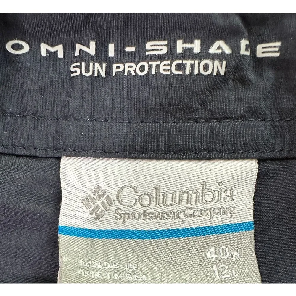 Columbia Men's Vintage Omni-Shade‎ Sun Protection Shorts SZ 40 Navy Blue